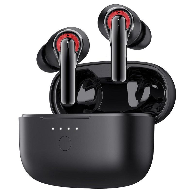 Наушники беспроводные вакуумные Tribit FlyBuds C1 BTH93 с поддержкой aptX и 4 микрофонами (2016)