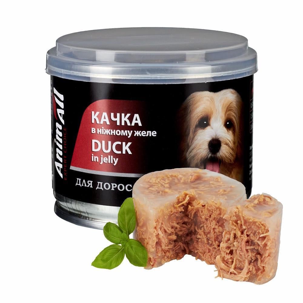 Корм влажный AnimAll утка в нежном желе для собак 195 г (2998381584) Корм влажный AnimAll утка в нежном желе для собак 195 г (2998381584)