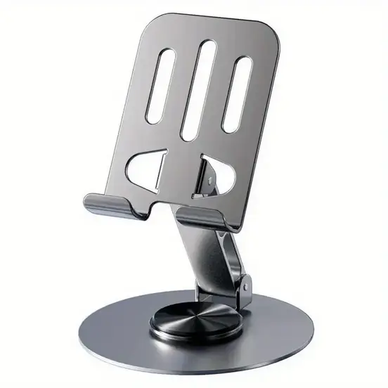 Тримач для телефону обертовий/металевий Чорний (24477B)