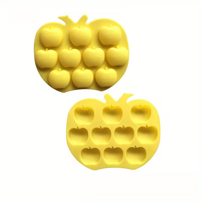 Форма силиконовая Яблоко желе/конфет Желтый (SAM-142172)