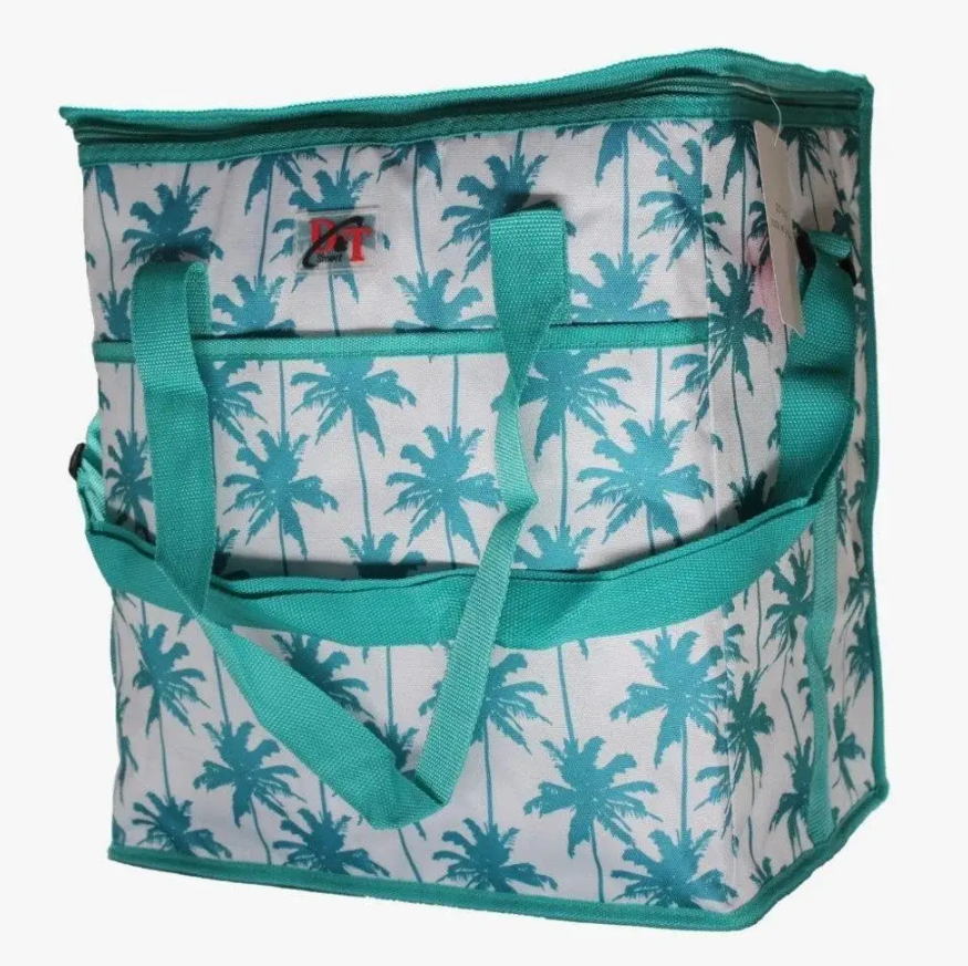 Термосумка Cooling Bag 28 л 36х21х38 см Зелений/Білий