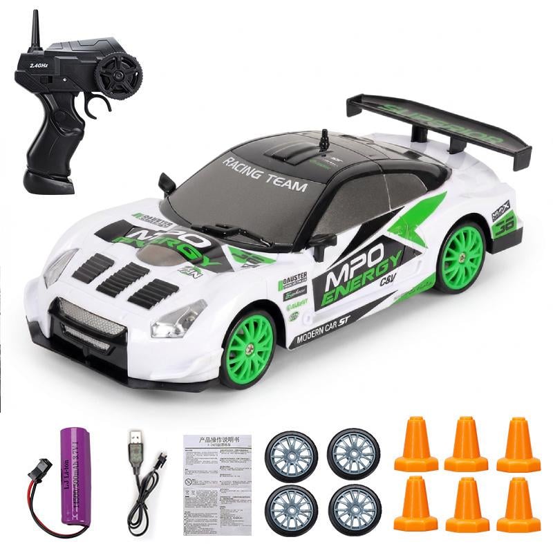 Машина для дрифта радиоуправляемая 4WD аккумуляторная полноприводная с подсветкой фар и сменными шинами (N-008) Машина для дрифта радиоуправляемая 4WD аккумуляторная полноприводная с подсветкой фар и сменными шинами (N-008)