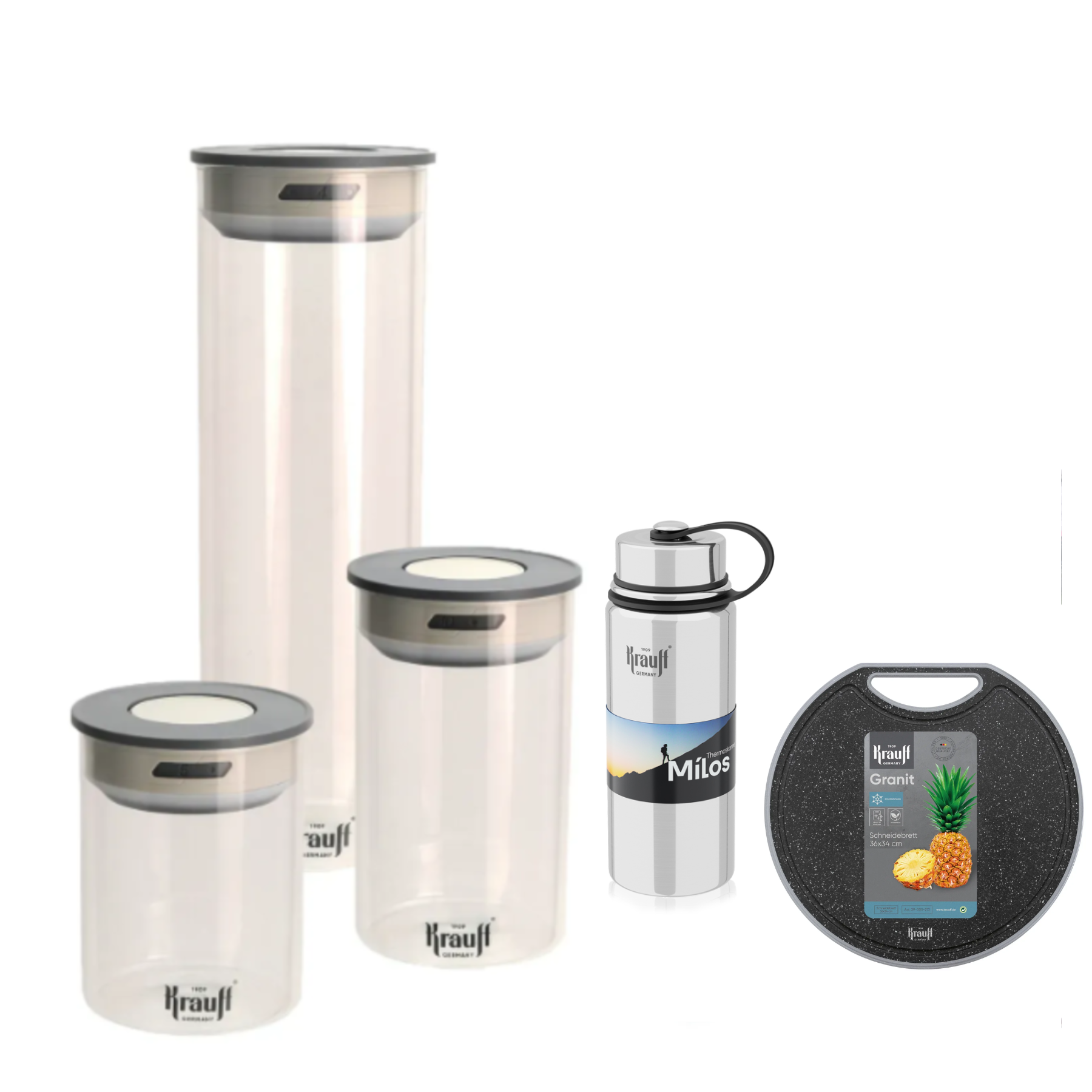 Набор контейнеров для хранения Krauff с кухонными принадлежностями (55-333-351)