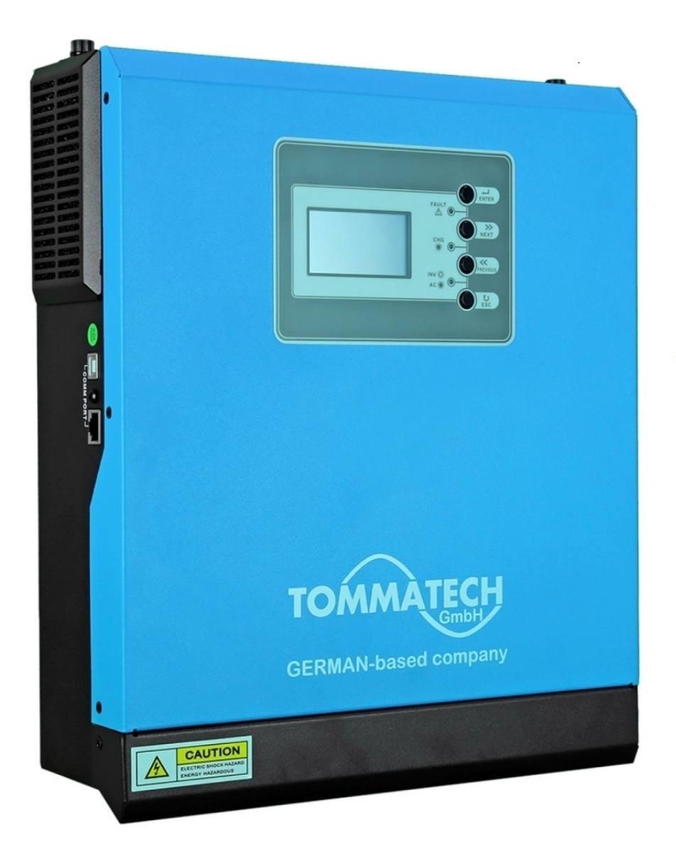 Инвертор гибридный TommaTech MPPT с чистой синусоидой 3 кВт 24 V