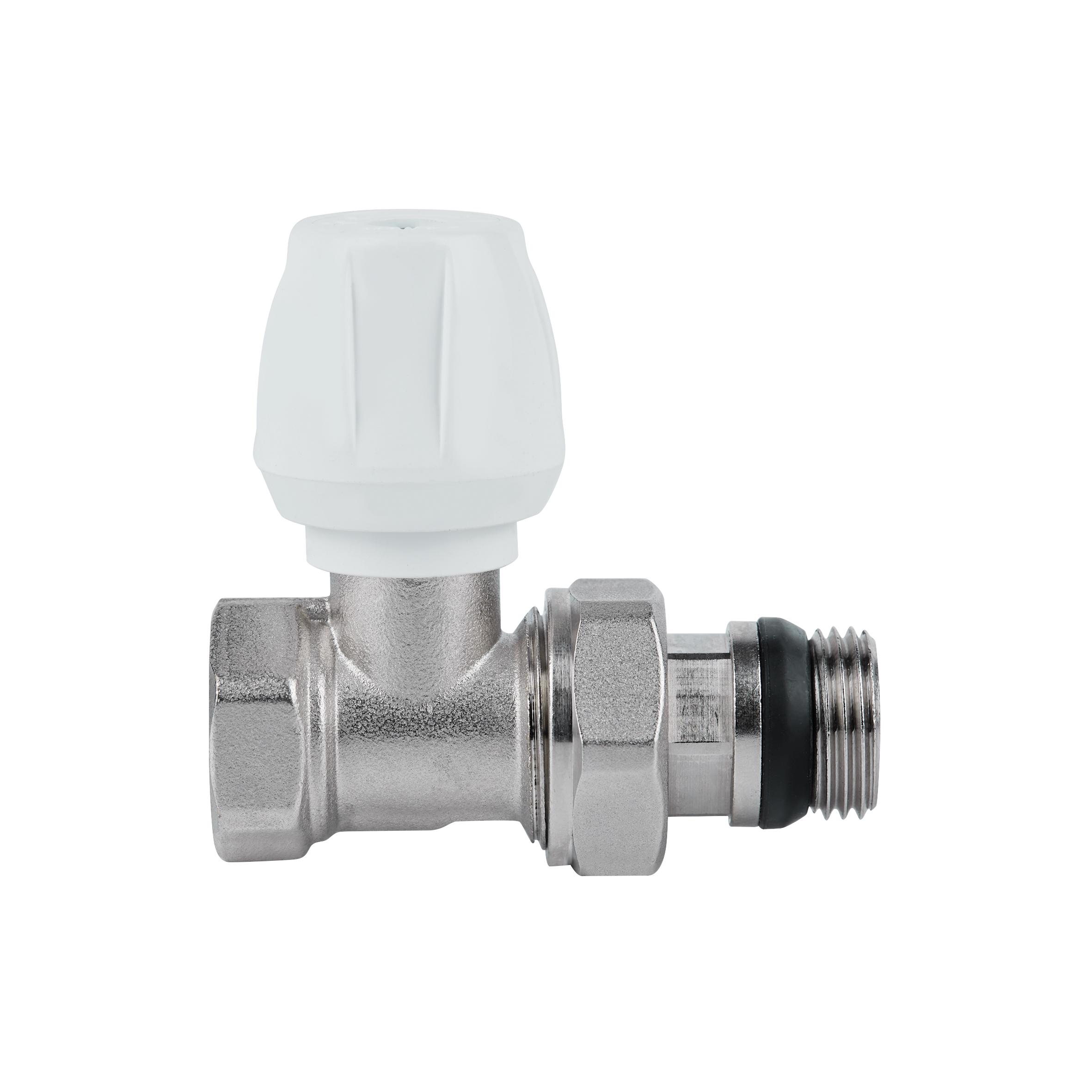 Вентиль радиаторный прямой ICMA 1/2"x1/2" с американкой (82813AD06940) - фото 4