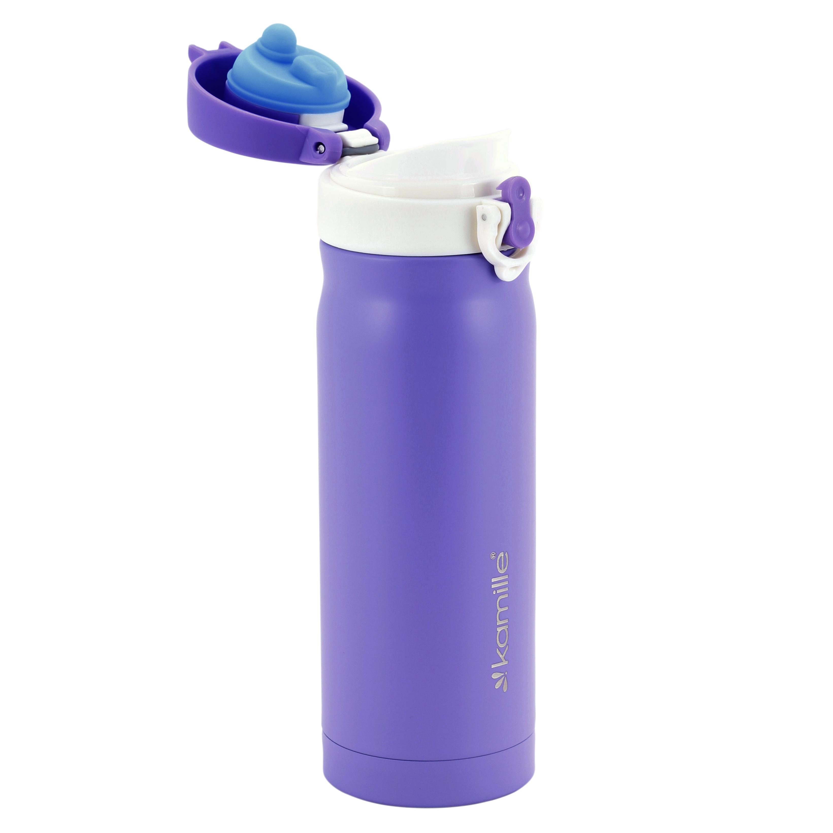 Термос-бутылка Kamille из нержавеющей стали 360 мл Фиолетовый (14897095) - фото 6 Термос-бутылка Kamille из нержавеющей стали 360 мл Фиолетовый (14897095) - фото 6