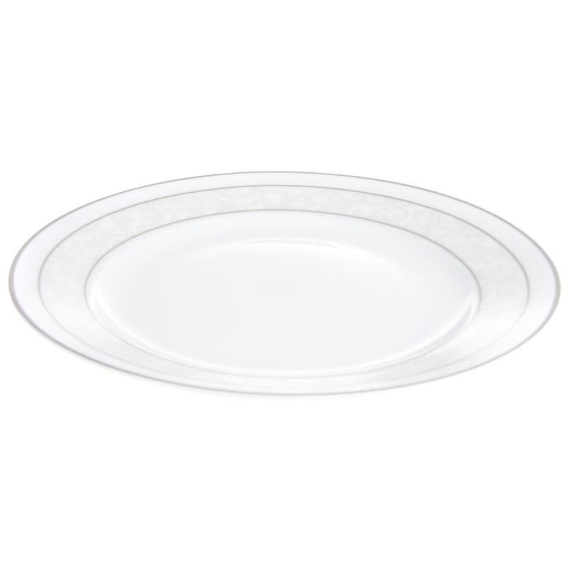 Тарілка кругла Lora NP107 кістяна порцеляна Білий (73-060) - фото 1 Тарілка кругла Lora NP107 кістяна порцеляна Білий (73-060) - фото 1