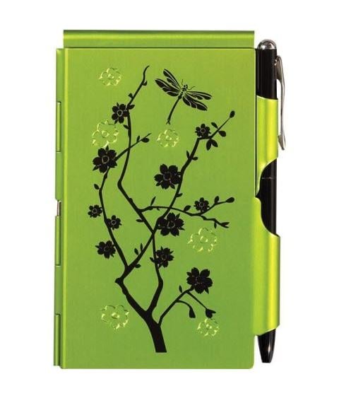Карманний блокнот з ручкою Troika Lime Blossom (FN2232)
