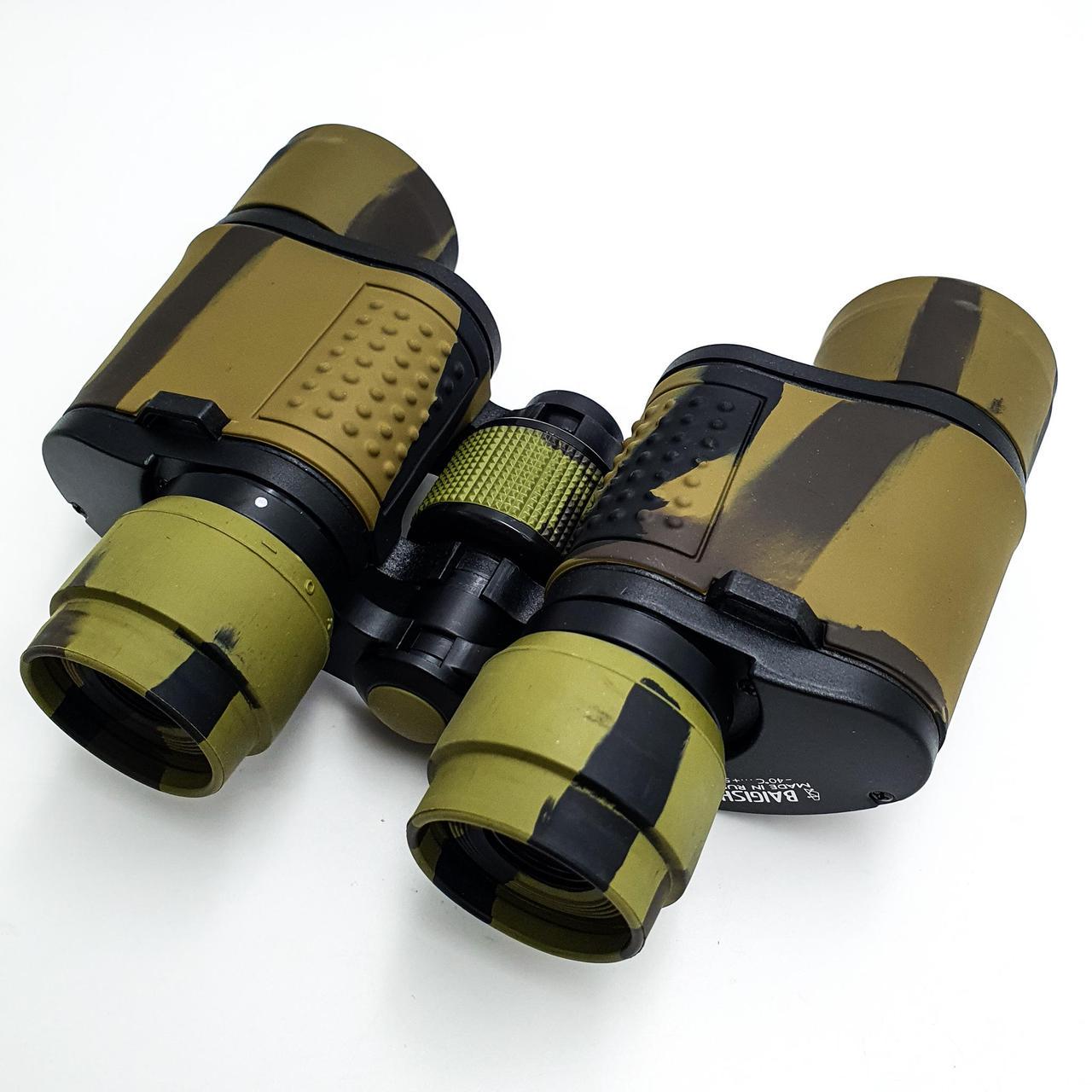 Бинокль тактический BAIGISH W10 8x40 прорезиненный с чехлом (7348) Бинокль тактический BAIGISH W10 8x40 прорезиненный с чехлом (7348)