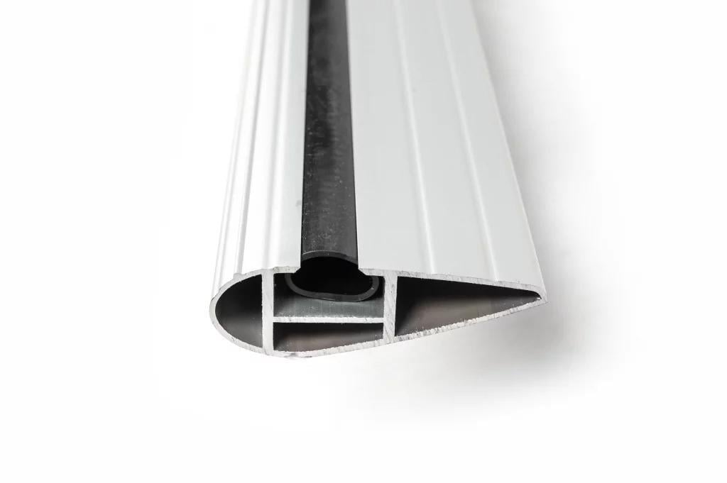 Багажник на обычные рейлинги без ключа Erkul Flybar V1 для SsangYong Musso II 2018-гг. алюминий/пластик до 110 см 2 шт. Серый (158820) - фото 7