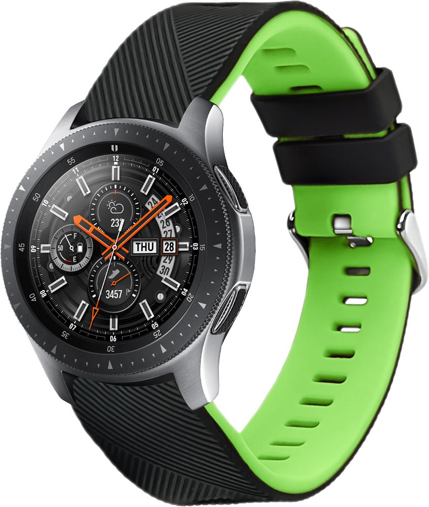Ремешок Luminic для Galaxy Watch 46 мм Black Green (26658-4A)