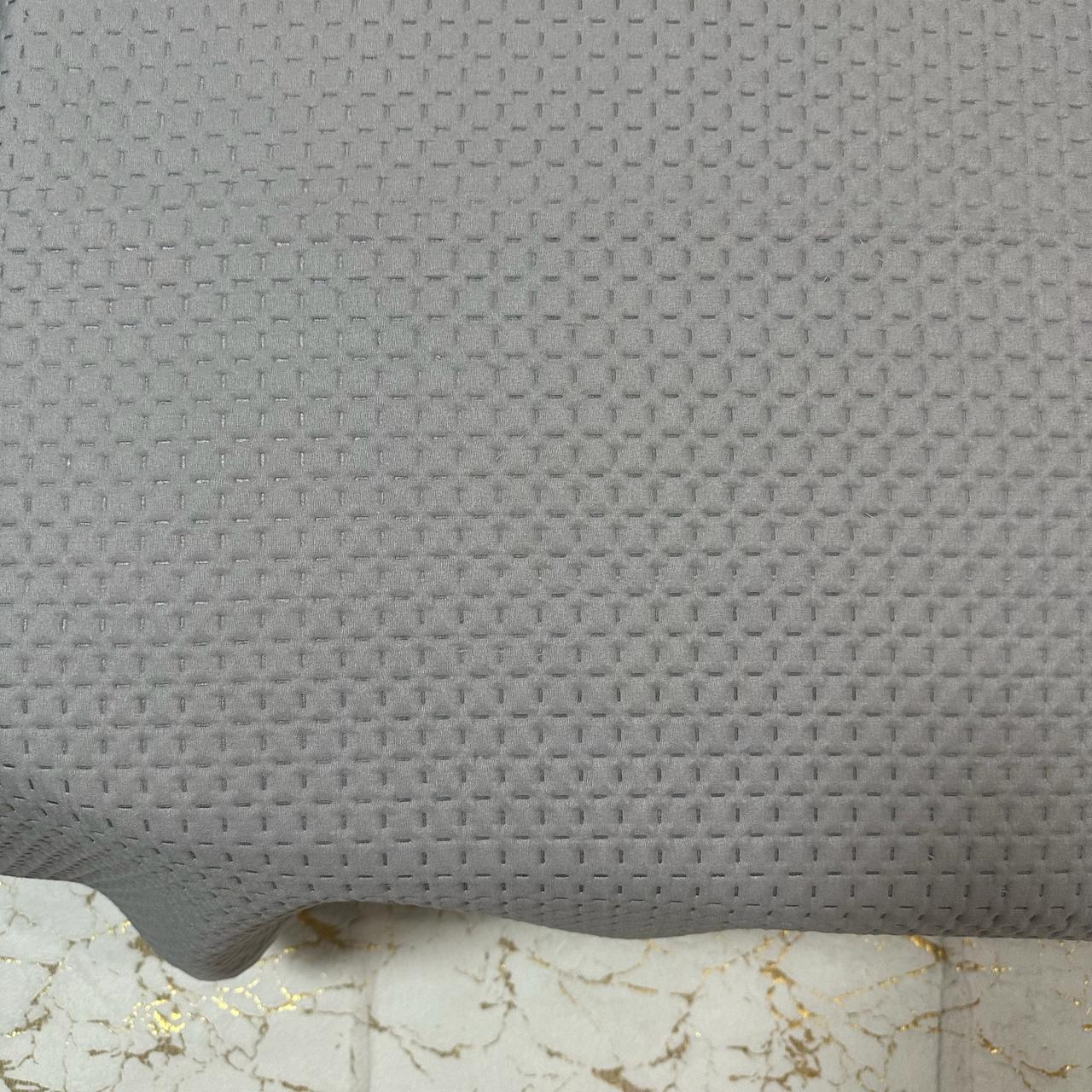 Покривало на ліжко євро 200x230 см Сірий (28796093) - фото 3 Покривало на ліжко євро 200x230 см Сірий (28796093) - фото 3