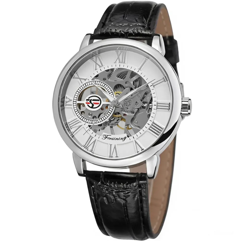 Наручные часы Forsining 8099M Black/Silver/White
