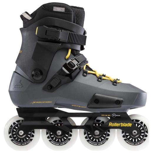 Ролики Rollerblade Twister Edge Anthracite 2021 Yellow (Аopt.roliki23)