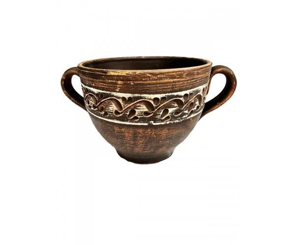 Бульонница с ручками Ангоб 600 мл Бульонница с ручками Ангоб 600 мл