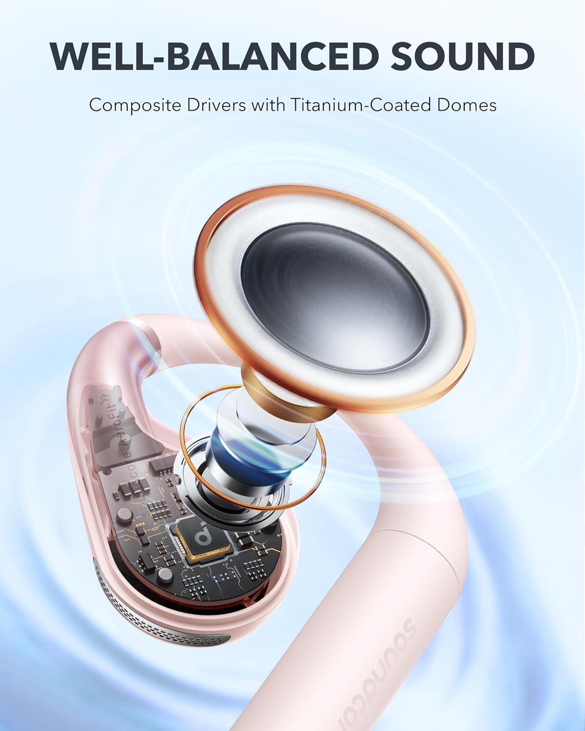 Навушники з відкритими вухами Anker Soundcore AeroFit (1234900) - фото 3 Навушники з відкритими вухами Anker Soundcore AeroFit (1234900) - фото 3