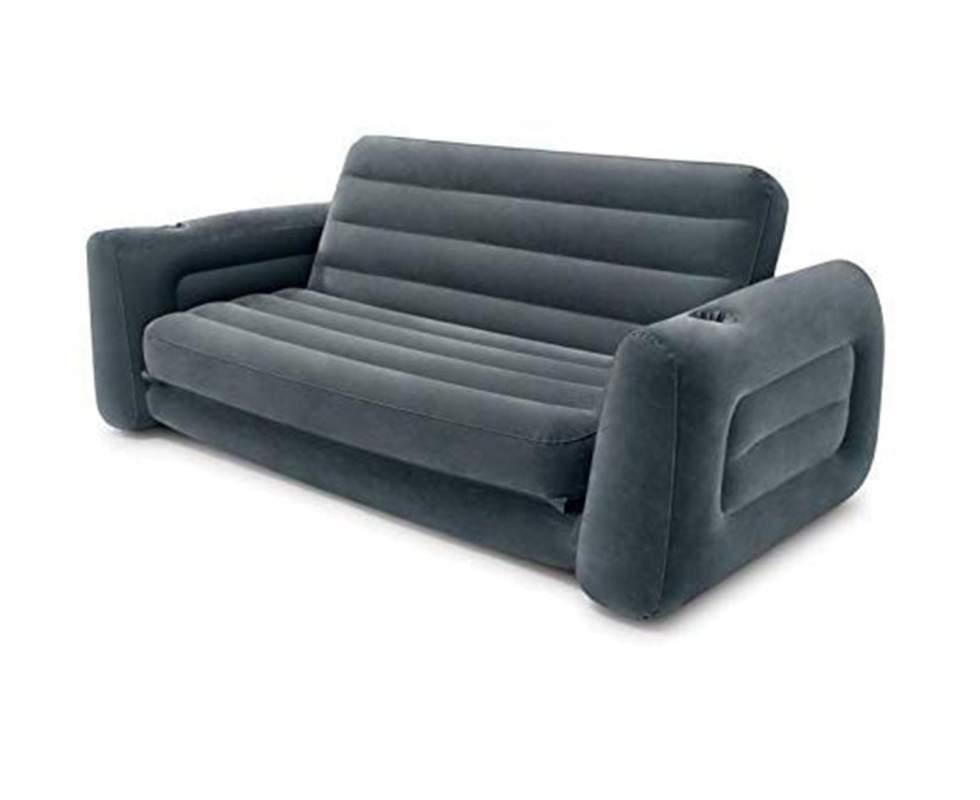 Диван-трансформер двомісний Intex 224 x 203 x 66 см Сірий (66552) - фото 4 Диван-трансформер двомісний Intex 224 x 203 x 66 см Сірий (66552) - фото 4