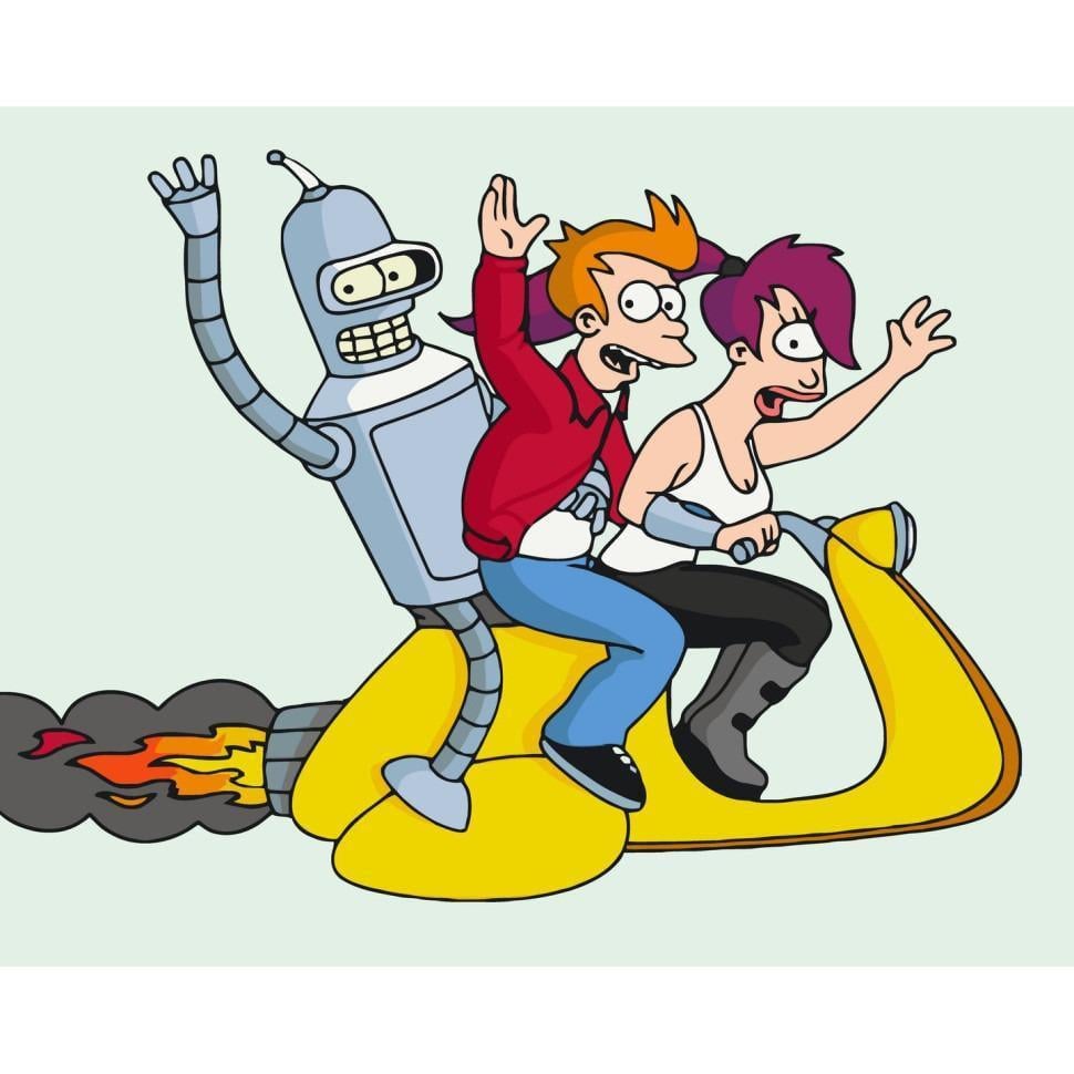 Картина по номерам ART CRAFT Футурама 40x50 см Разноцветный (PM-194-K-1126)