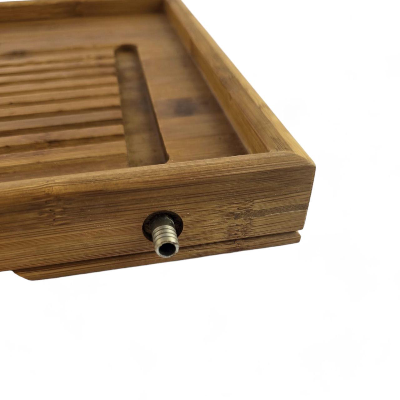 Столик для чайной церемонии чабань 49х30х3.5 см (35196) - фото 4 Столик для чайной церемонии чабань 49х30х3.5 см (35196) - фото 4