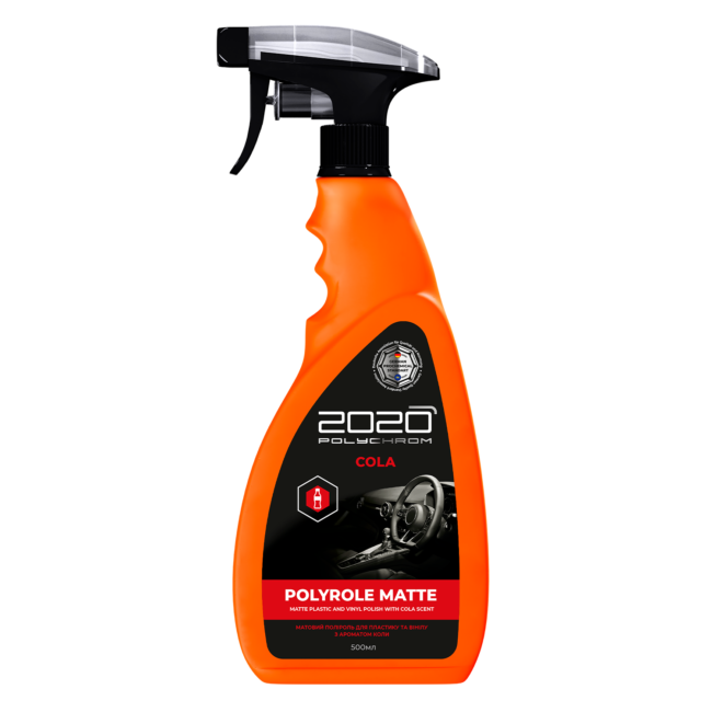 Полироль для пластика и винила Polychrom 2020 Polyrole Matte Круги 500 мл (29423952)
