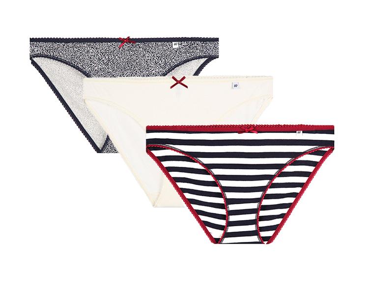 Комплект женских трусов Pretty polly Alice ES013C 3PP M Indigo Abstract (5053014374600)