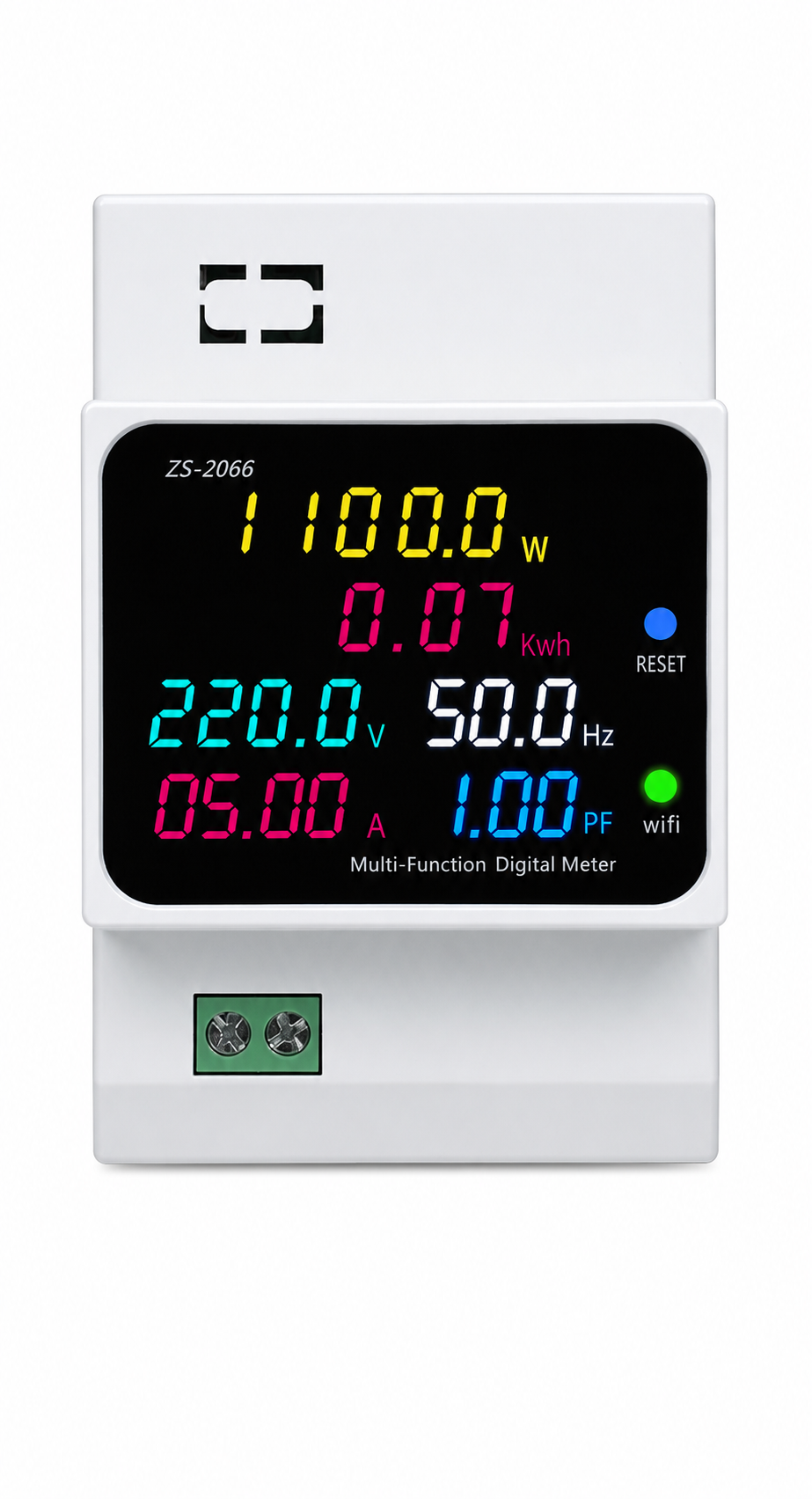 Счетчик электроэнергии ZS-2066 100А с Wi-Fi на DIN-рейке (37795537)