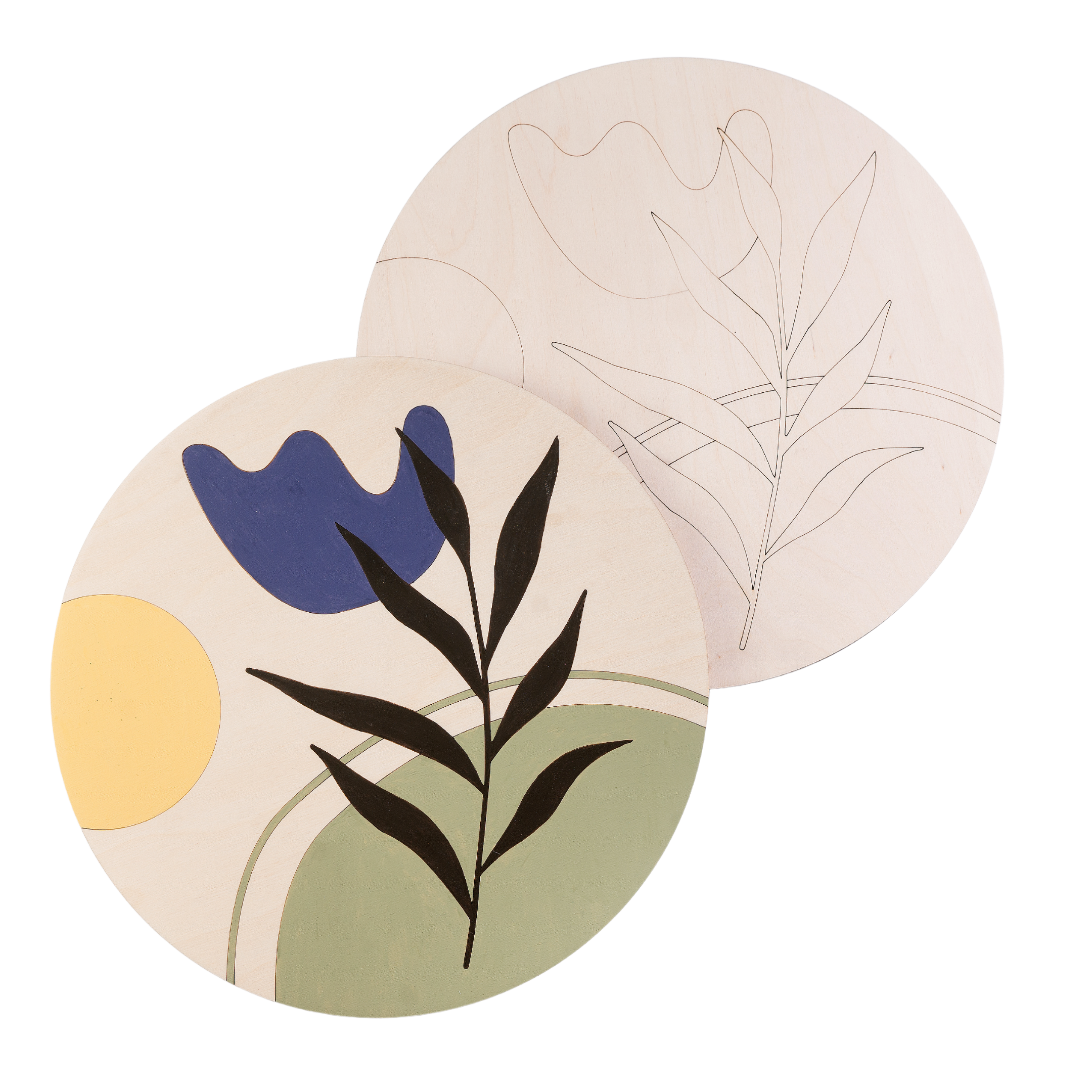 Набір дерев'яних панно за номерами Едем (ROZ092022) - фото 5 Набір дерев'яних панно за номерами Едем (ROZ092022) - фото 5