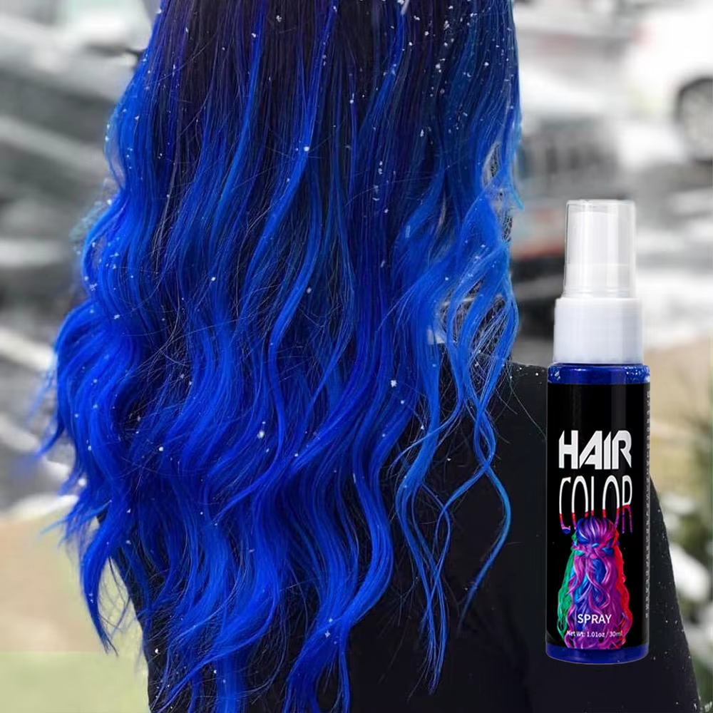 Фарба-спрей тимчасова для волосся Blue (1980121560) - фото 4 Фарба-спрей тимчасова для волосся Blue (1980121560) - фото 4
