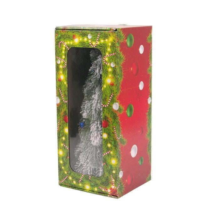 Елка литая Flora с красными шариками 38 см Зеленый (49476) - фото 3 Елка литая Flora с красными шариками 38 см Зеленый (49476) - фото 3