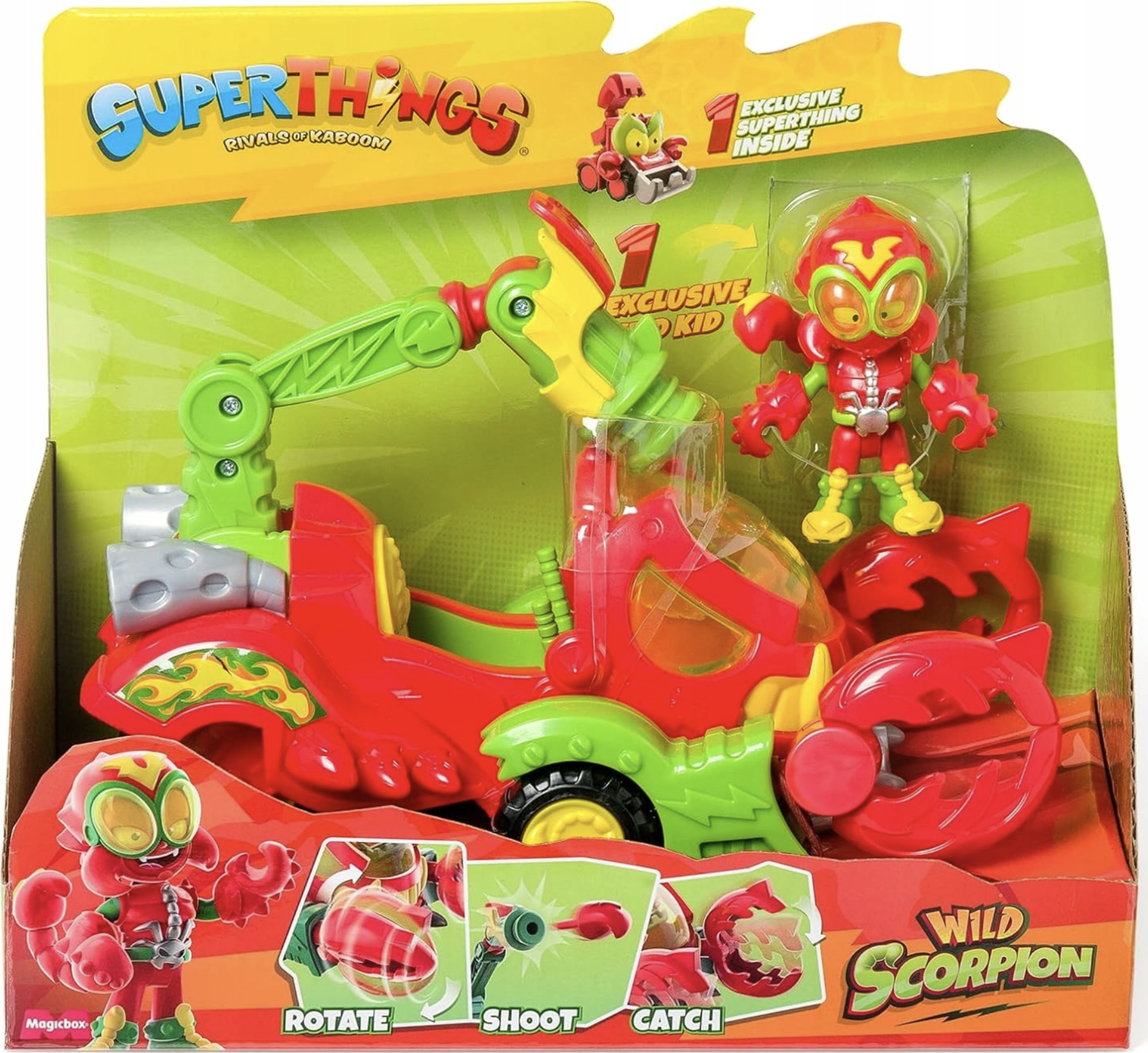 Игровой набор с фигурками SuperThings Wild Scorpion Jet Magicbox