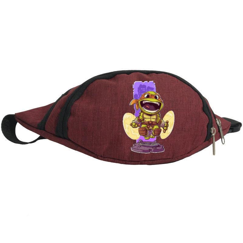 Поясная сумка-бананка Cappuchino toys Черепашки Ниндзя Turtle-005 Бордовый (1383869014)