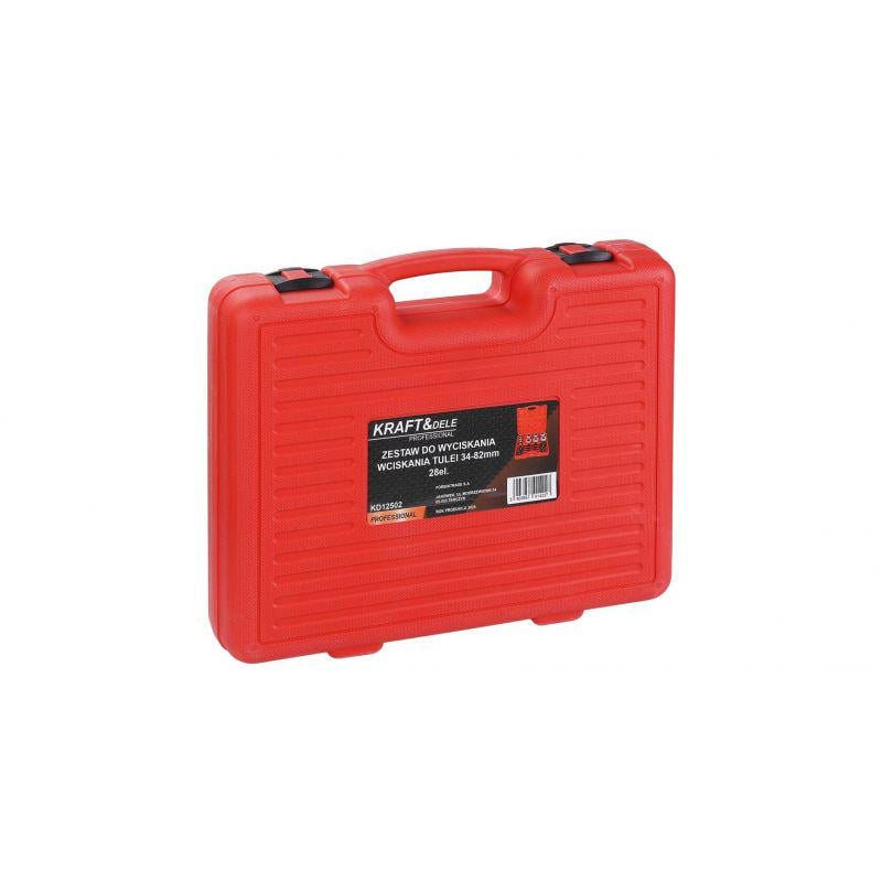 Комплект для демонтажа/монтажа втулок подвески Kraft&Dele KD12502 28 шт. в пластиковом кейсе (DWK_KD12502) - фото 10