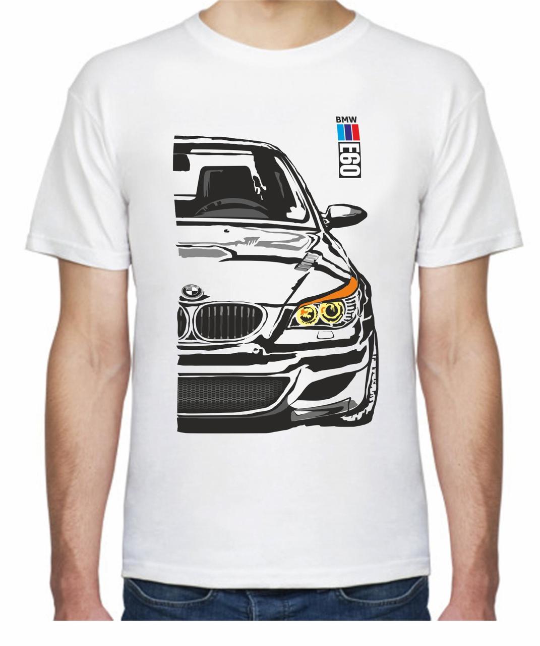 Футболка мужская Avtolife BMW E60 MotorSport F 105260 M Белый (2494943659)