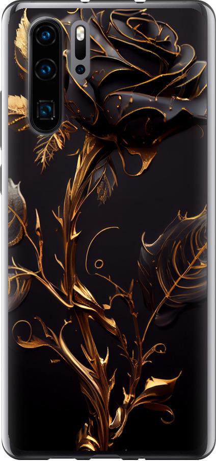Чехол на Huawei P30 Pro Роза 3 (5552t-1621-42517) Чехол на Huawei P30 Pro Роза 3 (5552t-1621-42517)