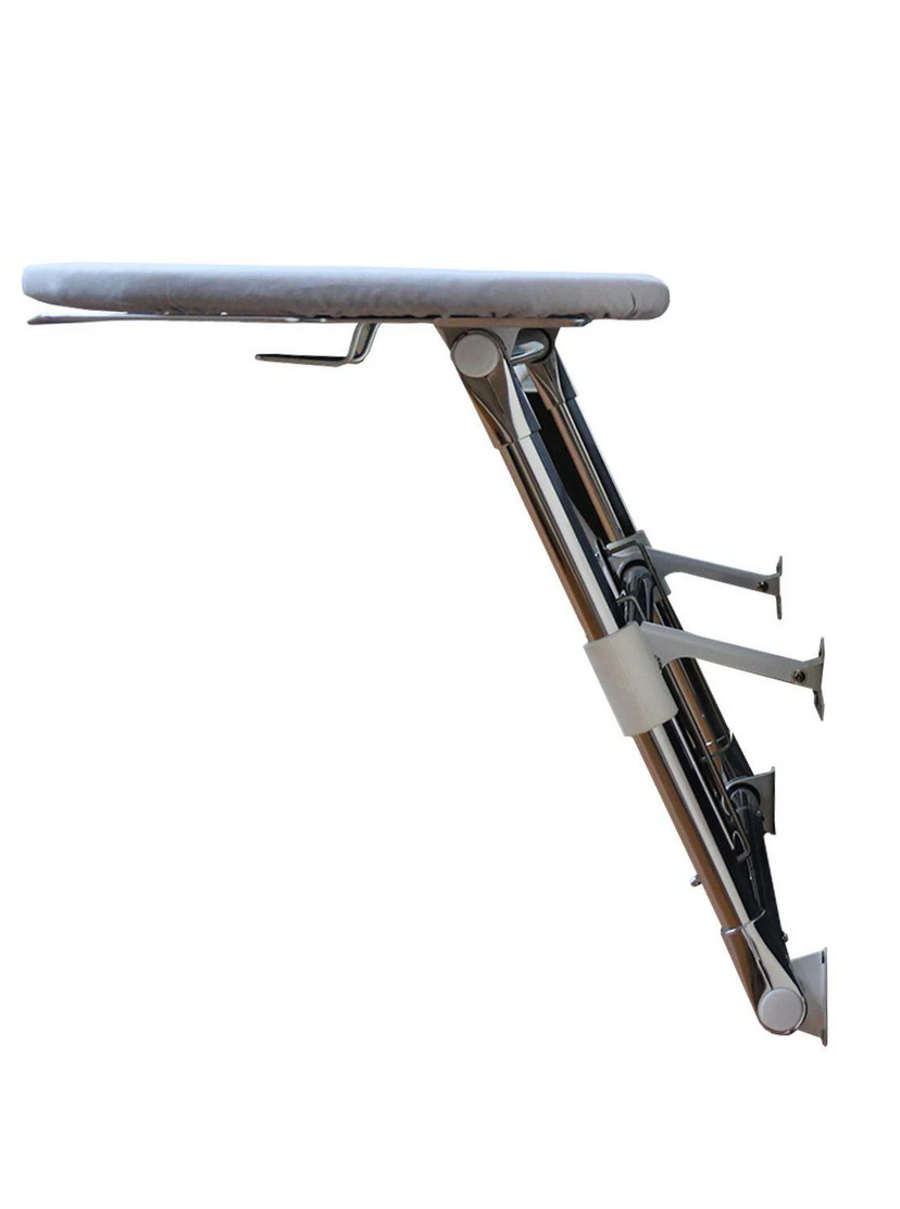 Доска гладильная настенная РУСАЛКА металлическая сетка (3006)