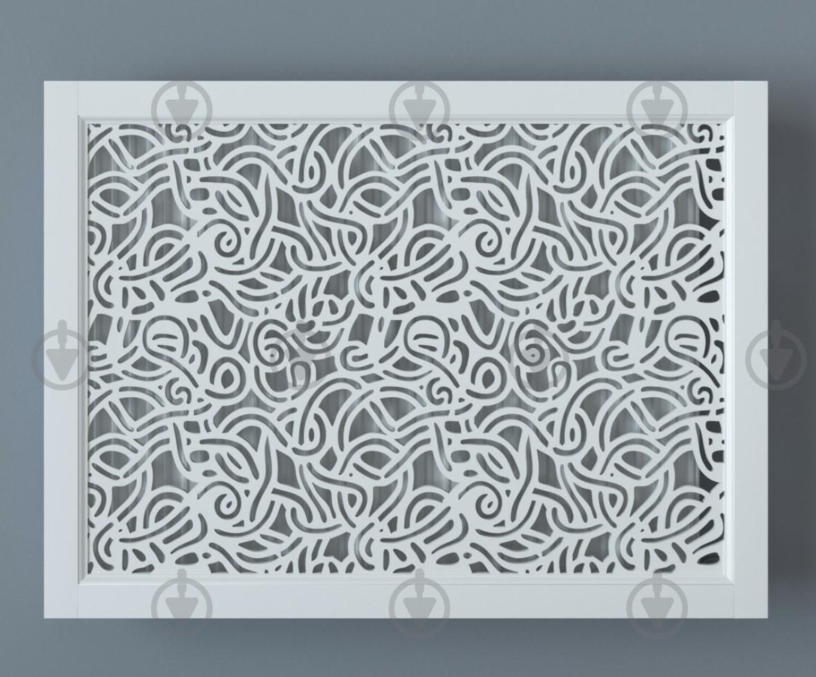 Экран-решетка декоративная на батарею отопления R71-F70 Белый (26241154) - фото 2 Экран-решетка декоративная на батарею отопления R71-F70 Белый (26241154) - фото 2