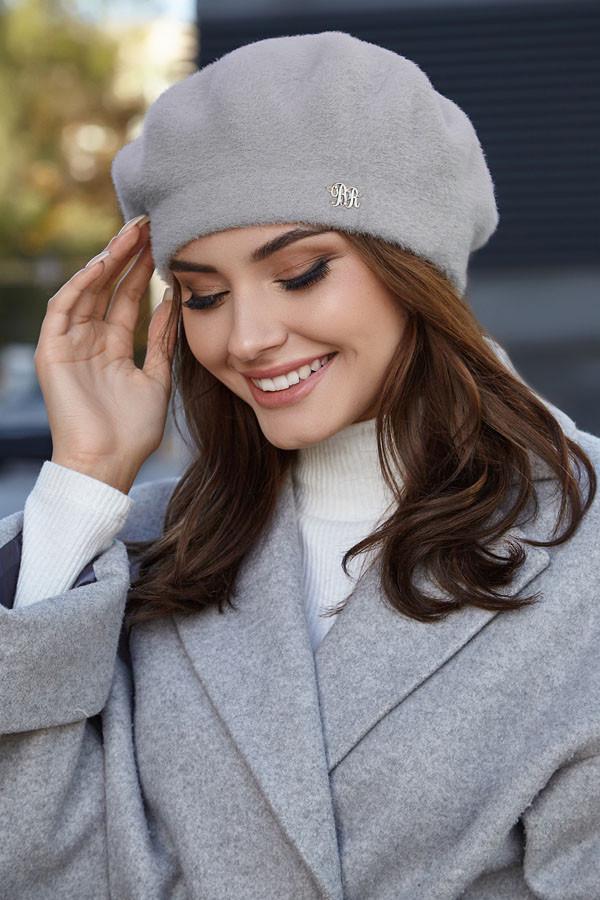 Берет Braxton Тиана женский Светло-серый (4947)