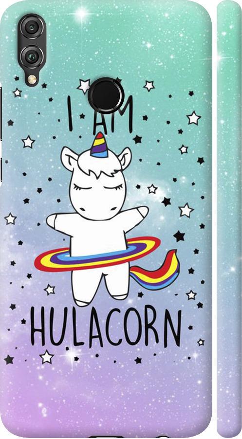 Чехол на Huawei Honor 8X I'm hulacorn (3976m-1596-42517)