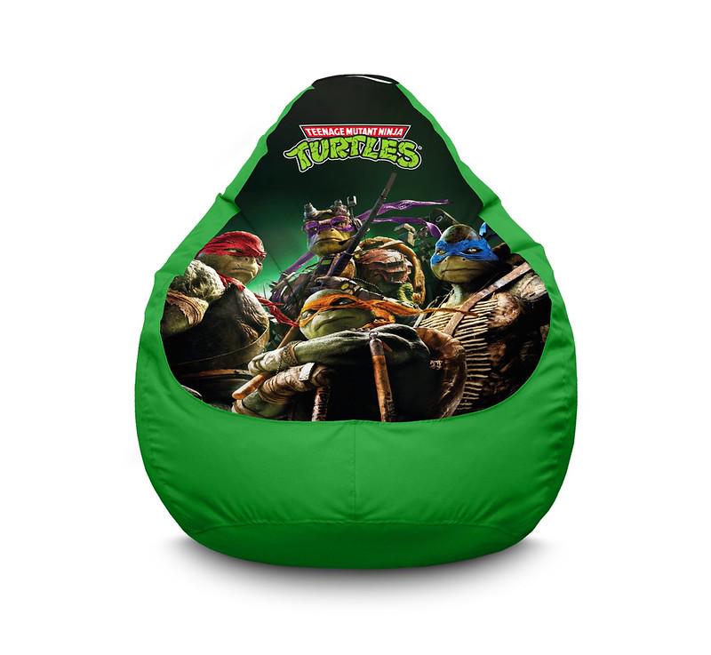 Кресло мешок Ninja Turtles Modern Оксфорд XXL 90х125 см Зеленый Кресло мешок Ninja Turtles Modern Оксфорд XXL 90х125 см Зеленый