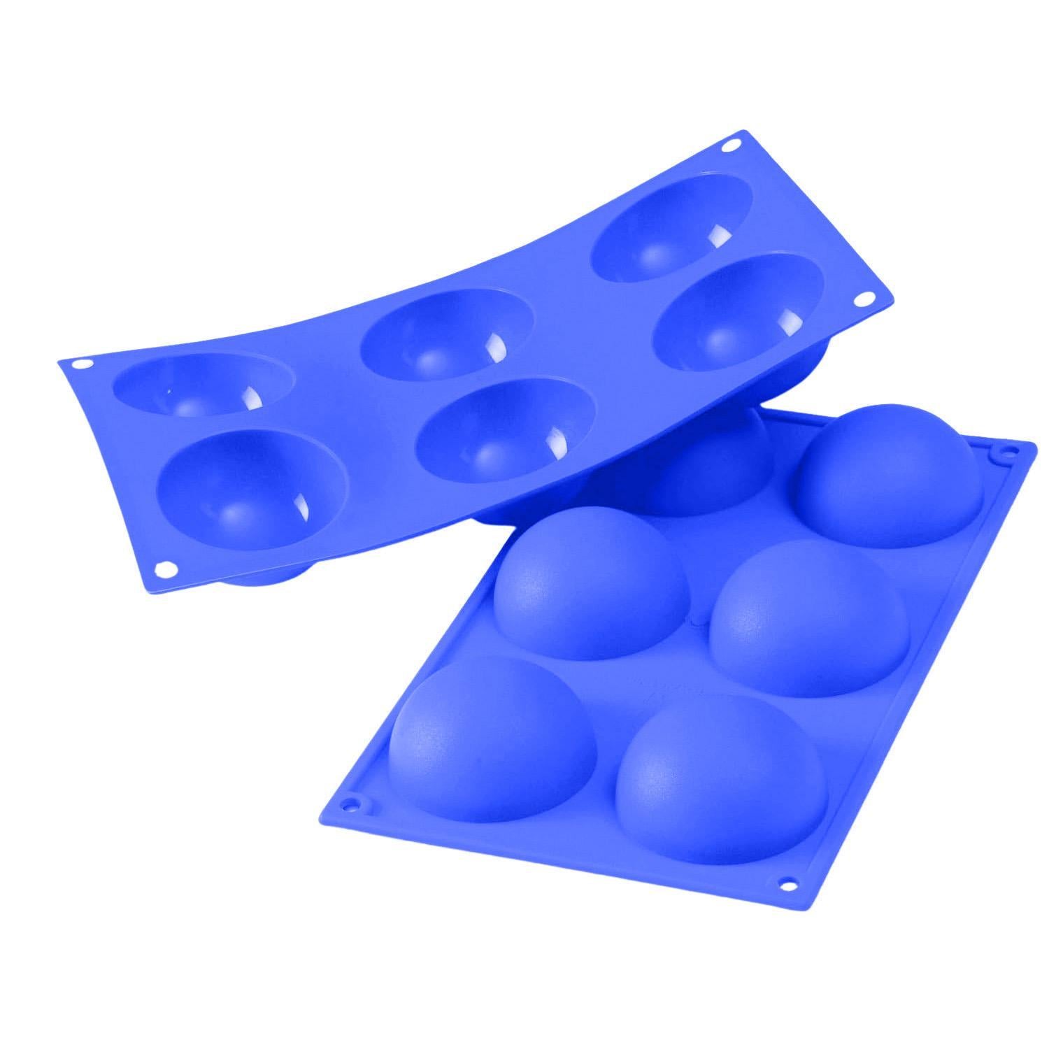 Форма силиконовая для полусфер 6 шт. 29х17 см Синий (19490081) Форма силиконовая для полусфер 6 шт. 29х17 см Синий (19490081)