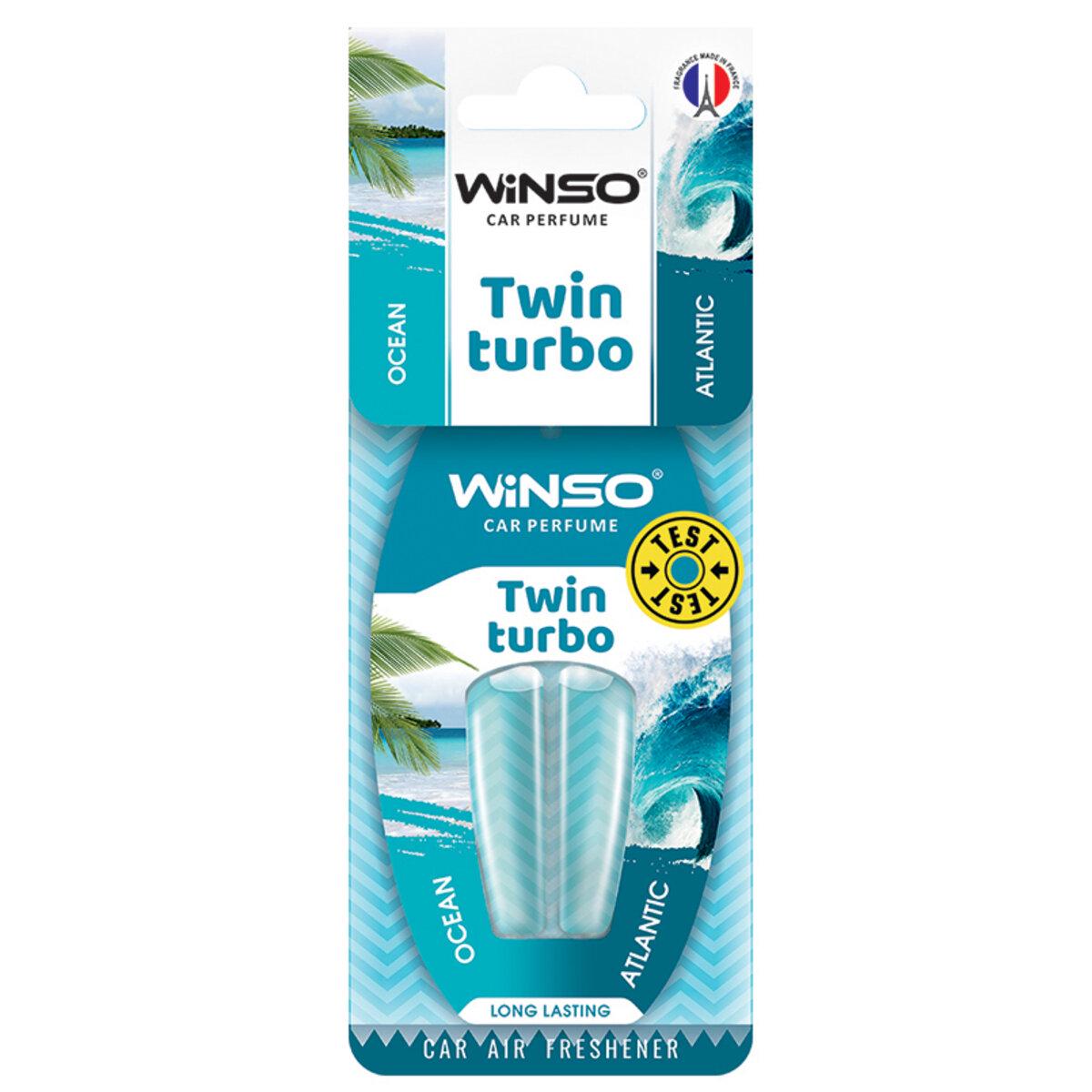 Ароматизатор Winso Twin Turbo Atlantic&Ocean с двойной капсулой (7304)