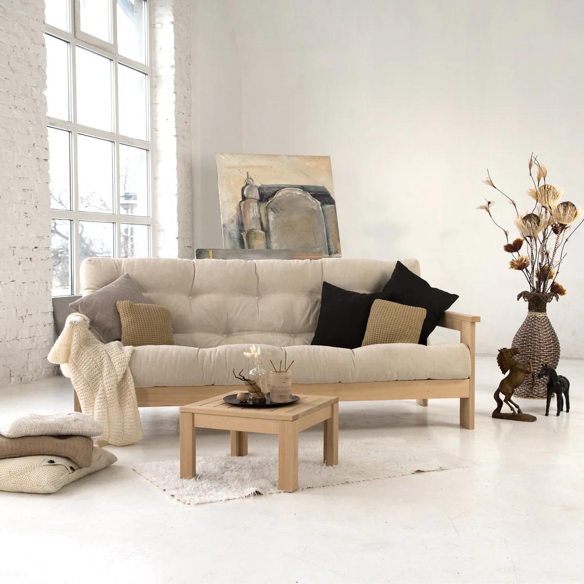 Диван-футон розкладний Woodman Mexico з масиву дерева без покриття Червоний - фото 5