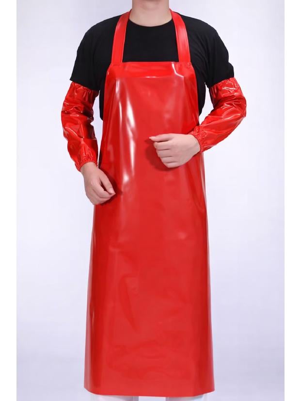 Фартух TEREX TPU з нарукавниками 135x90 см Червоний (31301724)