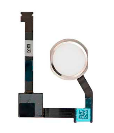 Кнопка home со шлейфом iPad Air 2 Silver (T187)