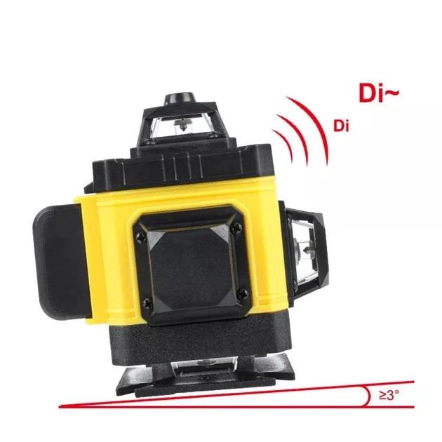 Лазерный уровень Pracmanu 4D 16 линий 360° самовыравнивающийся с зеленым лучом (27001346) - фото 3