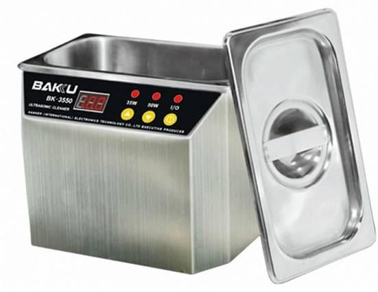 Ультразвукова ванна BAKKU BK3550 2 режими роботи 30W/50W металева (34425)