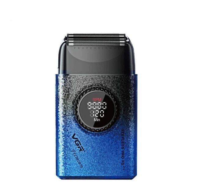 Електробритва роторна VGR V-377 з подвійними лезами Синій (GR-05434)