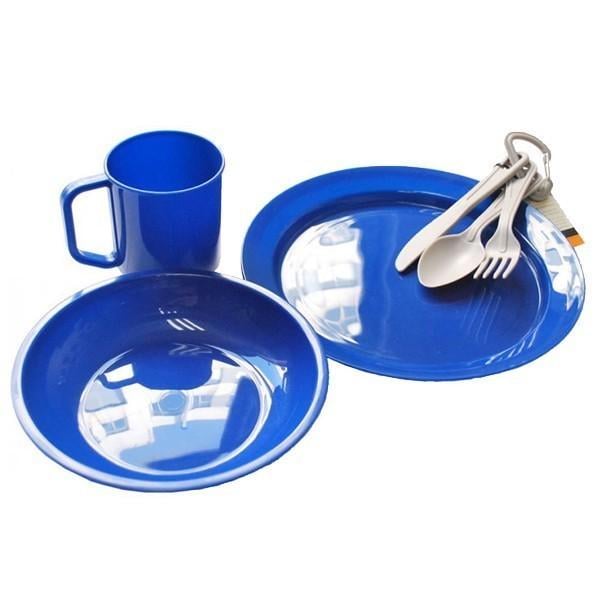 Набор пластиковой посуды Tramp на 1 персону Синий (TRC-047)