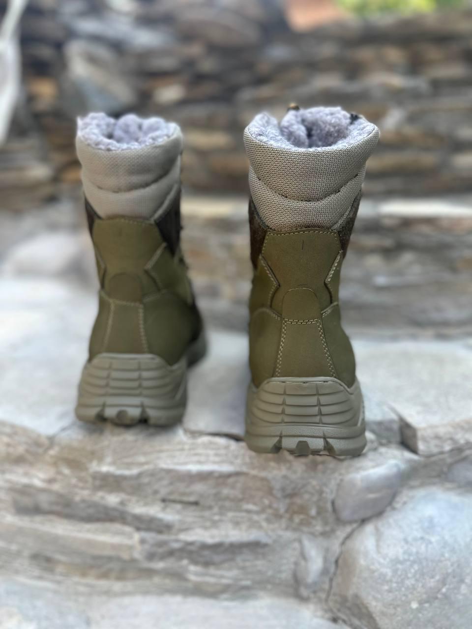 Берцы зимние 7S03 р. 38 Олива/Хаки (150920296) - фото 4 Берцы зимние 7S03 р. 38 Олива/Хаки (150920296) - фото 4