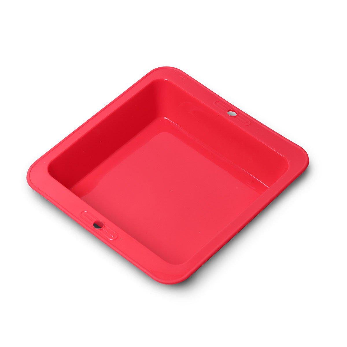 Форма силиконовая квадратная 26,1x24,5x6,0 см (KM-7754)